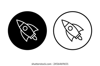 Rocket icon set. Startup icon vector. 