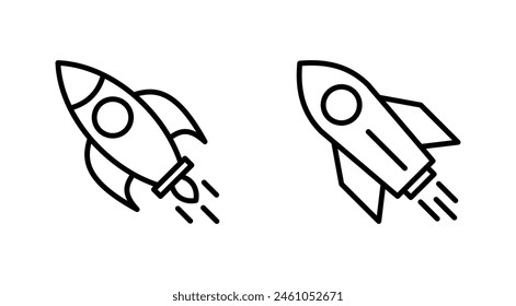 Rocket icon set. Startup icon vector. 