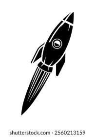 Rocket icon set. Vector illustration.