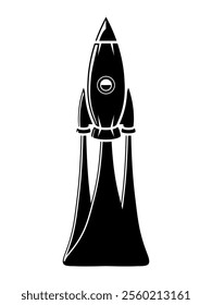 Rocket icon set. Vector illustration.