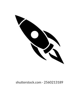 Rocket icon set. Vector illustration.