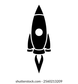 Rocket icon set. Vector illustration.