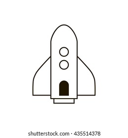rocket icon. rocket sign