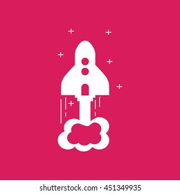 rocket icon. rocket sign