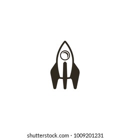 rocket icon. sign design