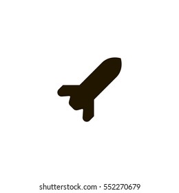 rocket icon. sign design