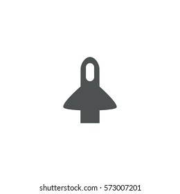 rocket icon. sign design