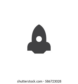 rocket icon. sign design