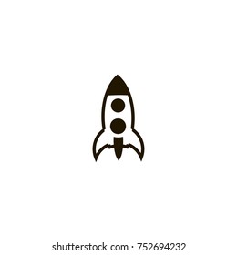 rocket icon. sign design