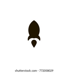 rocket icon. sign design