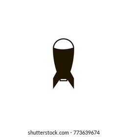 rocket icon. sign design