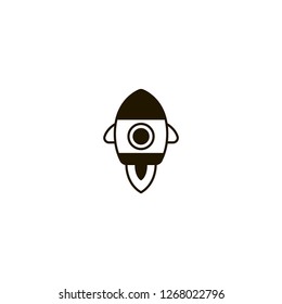 rocket. rocket icon. sign design. Vector.