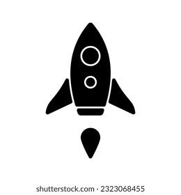 Rocket icon. sign for mobile concept and web design. vector illustration