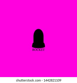 rocket icon sign signifier vector