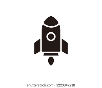 Rocket icon sign symbol