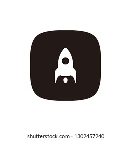Rocket icon sign symbol