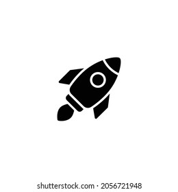 rocket icon, rocket sign vector for web site Computer and mobile app