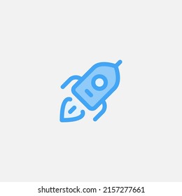 Rocket icon sign vector,Symbol, logo illustration for web and mobile