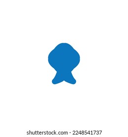 Rocket icon. Simple style space science poster background symbol. brand logo design element. Rocket t-shirt printing. Vector for sticker.