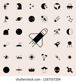 rocket icon. Space icons universal set for web and mobile