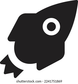 Rocket icon . Space ship vector icon