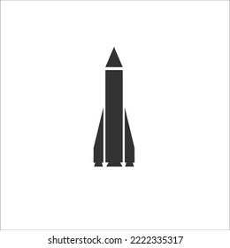 rocket icon. Space vector ilustration.