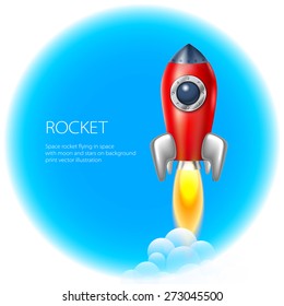 Rocket icon  space vector spaceship technology illustration ship fire symbol flame cartoon art 
