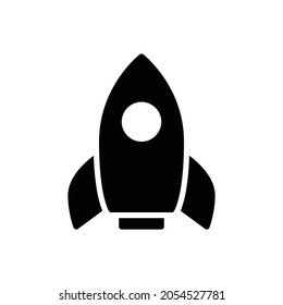 rocket icon, spaceship icon vector illustration