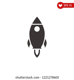 Rocket icon, start, innovation ,technology sign