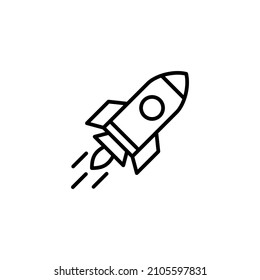 Rocket icon. Startup sign and symbol. rocket launcher icon