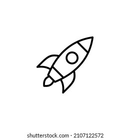 Rocket icon. Startup sign and symbol. rocket launcher icon