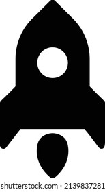 Icono De Cohetes, Signo De Inicio Y Símbolo Aislados En Fondo Blanco.