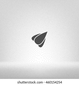 Rocket icon stock vector flat illustration design