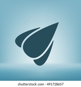 Rocket icon stock vector flat illustration design