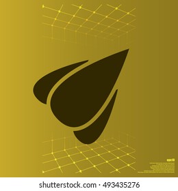 Rocket icon stock vector flat illustration design