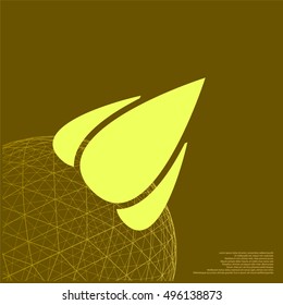 Rocket icon stock vector flat illustration design