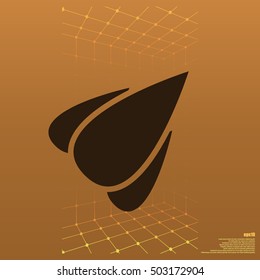 Rocket icon stock vector flat illustration design