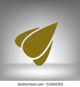 Rocket icon stock vector flat illustration design