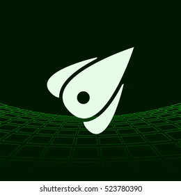 Rocket icon stock vector flat illustration design