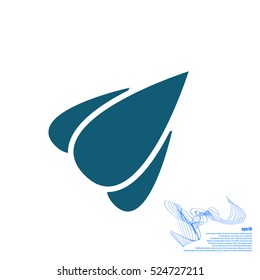 Rocket icon stock vector flat illustration design