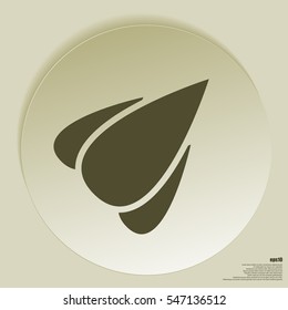 Rocket icon stock vector flat illustration design