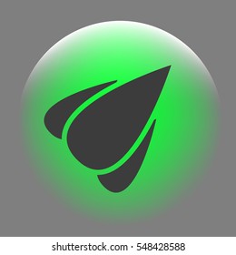 Rocket icon stock vector flat illustration design