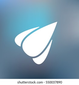 Rocket icon stock vector flat illustration design