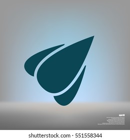 Rocket icon stock vector flat illustration design