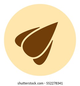 Rocket icon stock vector flat illustration design