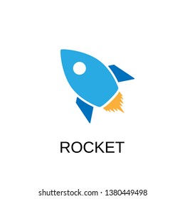 Rocket icon. Rocket symbol design. Stock - Vector illustration can be used for web