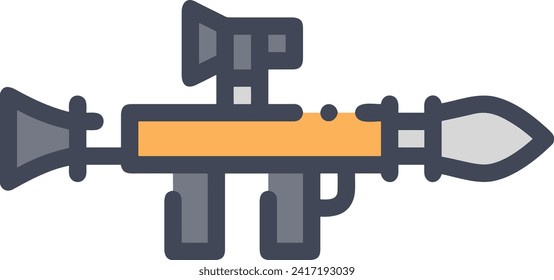 Rocket icon symbol future technology vector image. Illustration of spaceship flight rocket design image