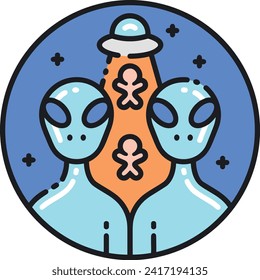 Raketensymbol für zukunftsweisende Technologie, Vektorbild. Illustration des Designbildes für Raumflugraketen