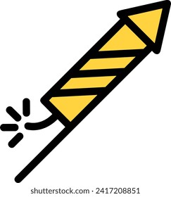 Rocket icon symbol future technology vector image. Illustration of spaceship flight rocket design image