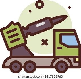 Rocket icon symbol future technology vector image. Illustration of spaceship flight rocket design image